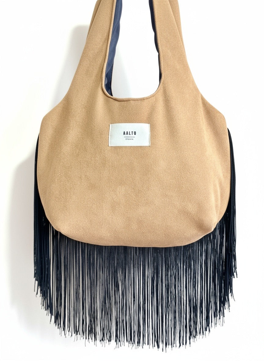 Leonor bag – vegan suede and fringes